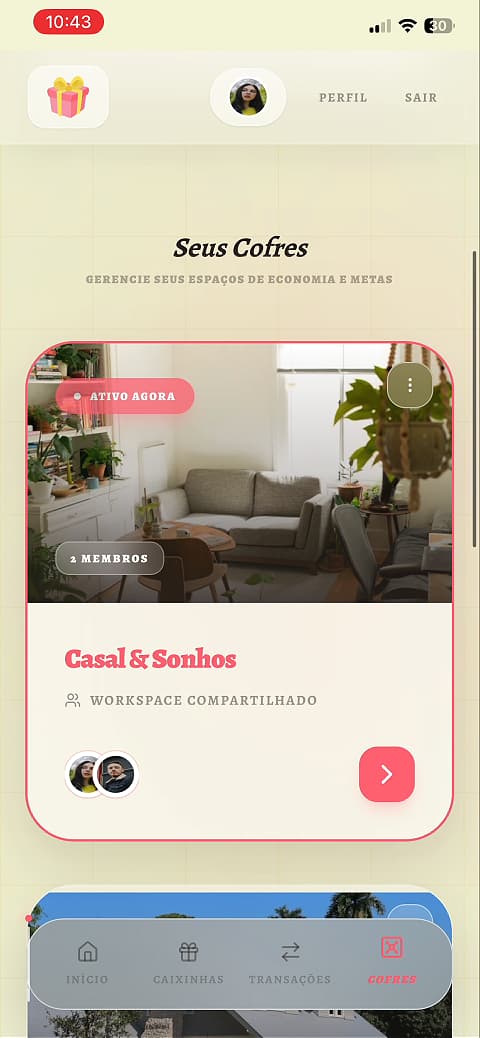 Seleção de Espaços de Trabalho